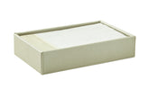 Shagreen Ivory Guest Towel Holder W/ Napkins